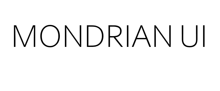 Mondrian UI
